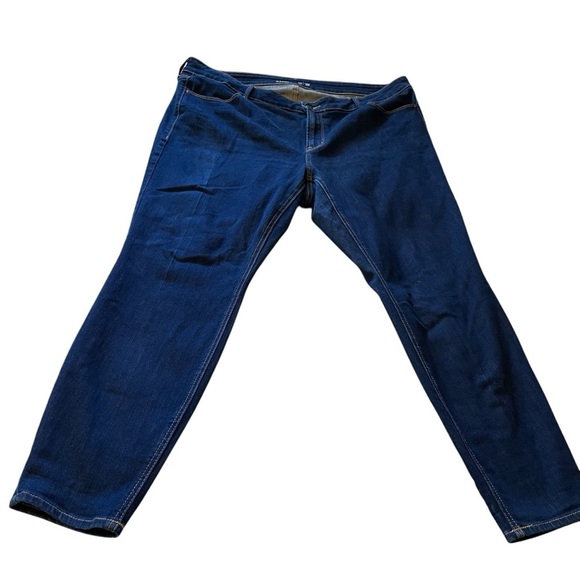 Old Navy Women's Indigo Blue Jeans-High Waist-Skinny-Size 20 - Picture 3 of 9